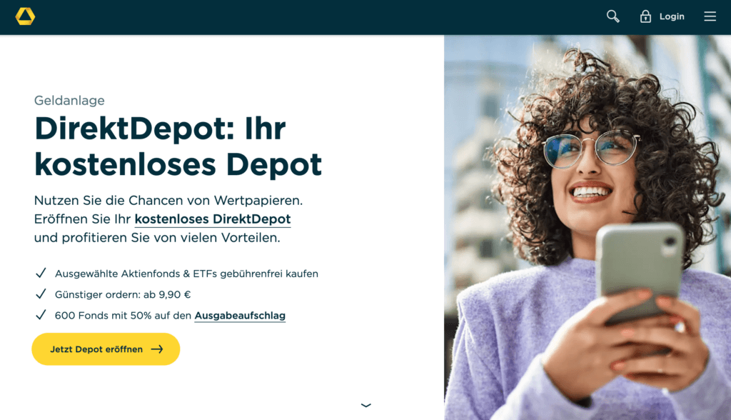 Commerzbank Website